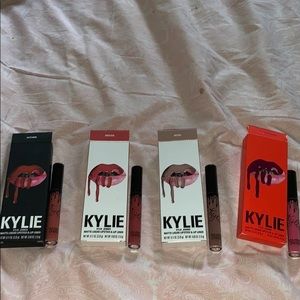 Four Kylie lipsticks (bundled)